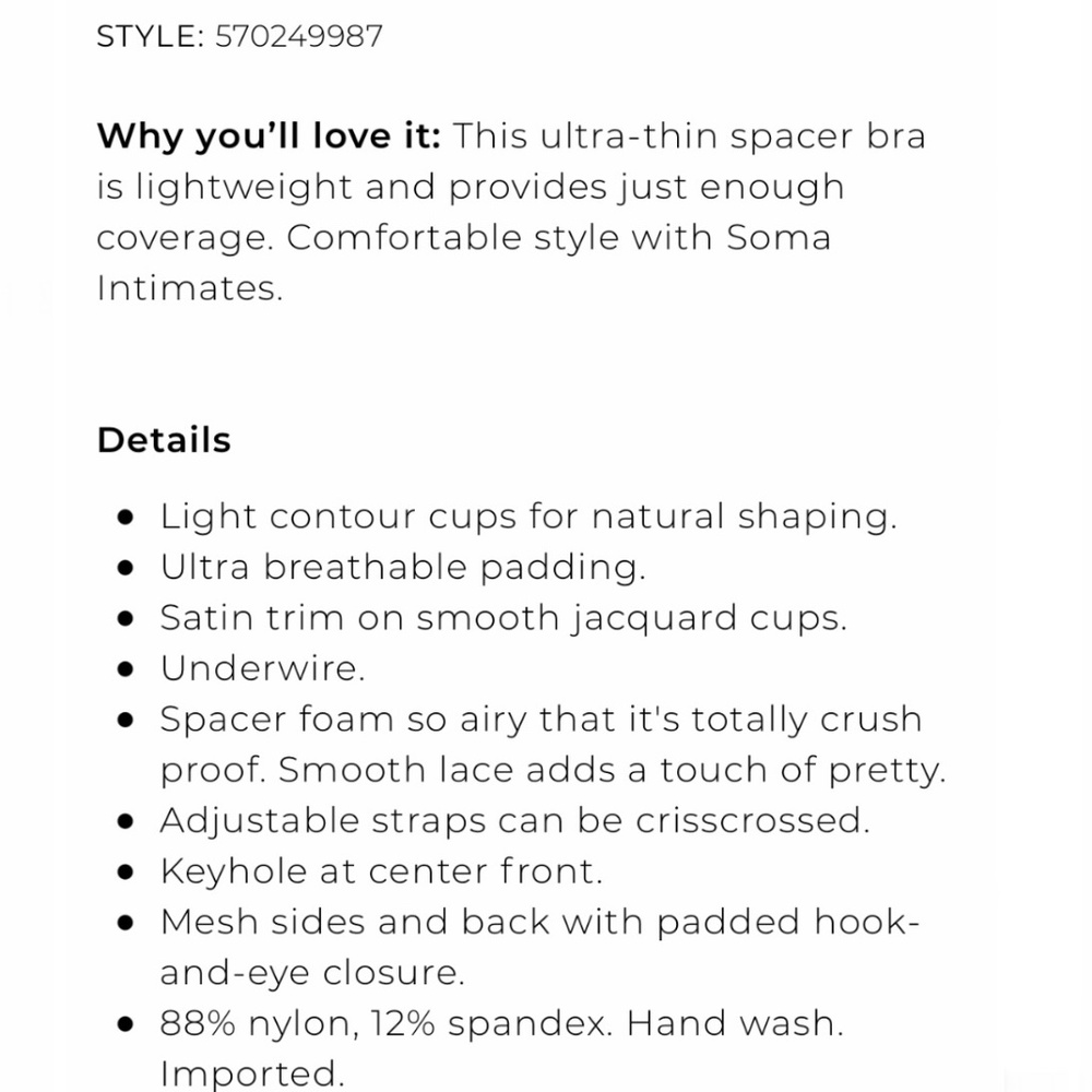 Perfect Coverage Bra - Picture 2 of 2
